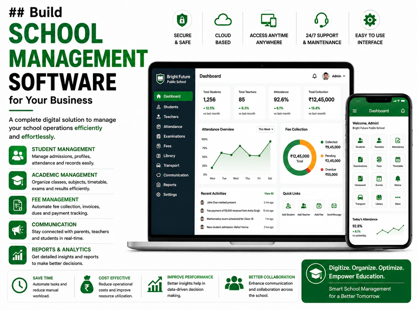 Build School Management Software for Your Business
